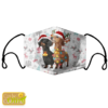 Dachshund-Cute Pine Tree Face Mask