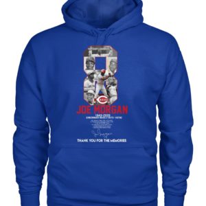 8 Reds Joe Morgan 1943 2020 Cincinnati Reds Thank You For The Memories Shirt