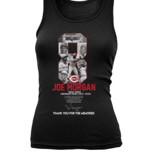 8 Reds Joe Morgan 1943 2020 Cincinnati Reds Thank You For The Memories Shirt