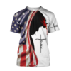 Jesus American Flag 3D All OVer Printed Shirt