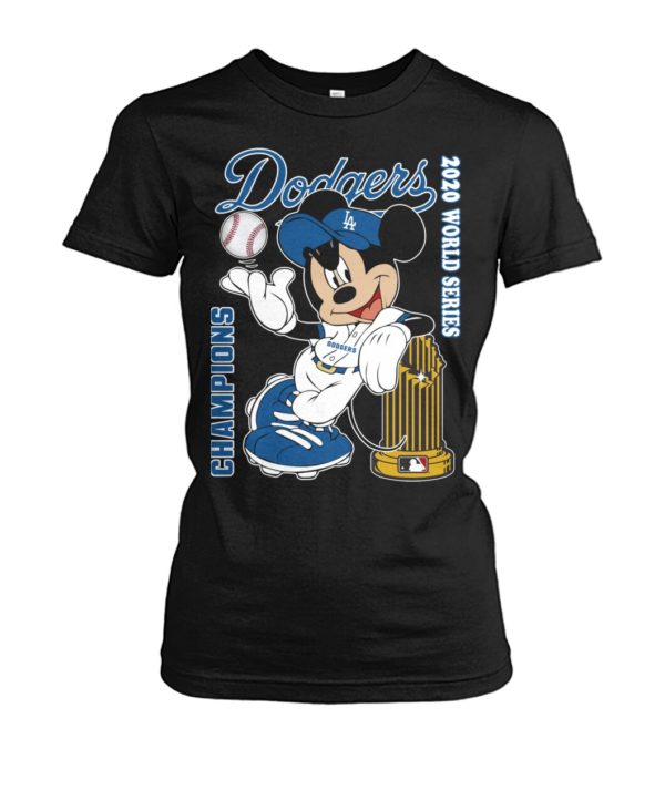 Mickey Mouse Dodgers Champions 2020 World Series Shirt.