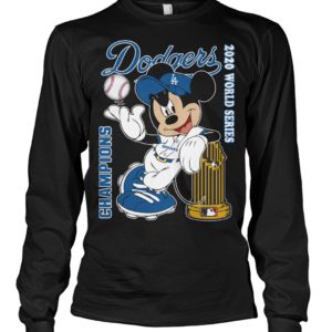 Mickey Mouse Dodgers Champions 2020 World Series Shirt.