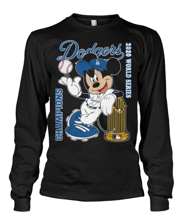 Mickey Mouse Dodgers Champions 2020 World Series Shirt.