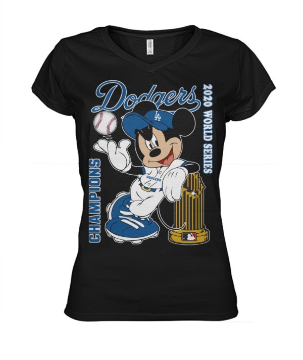 Mickey Mouse Dodgers Champions 2020 World Series Shirt.