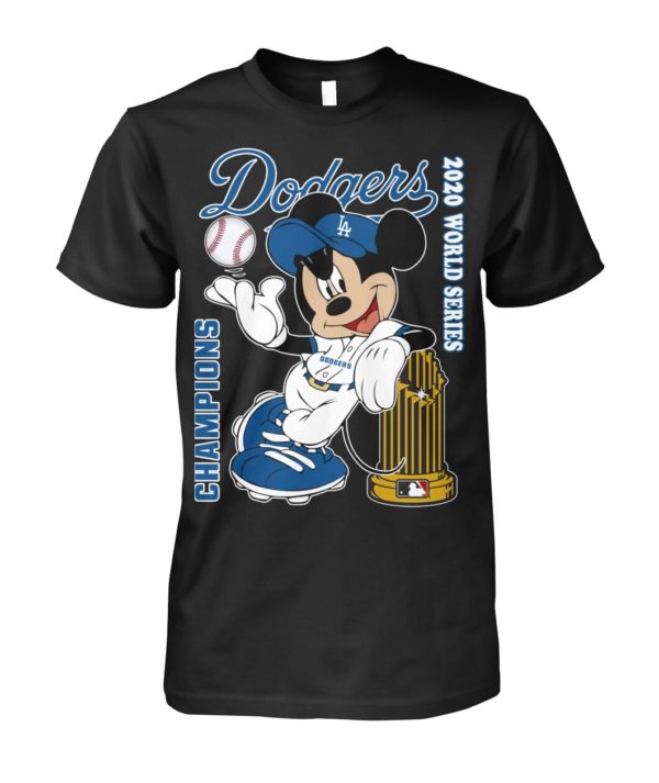 Mickey Mouse Dodgers Champions 2020 World Series Shirt.