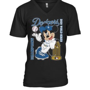 Mickey Mouse Dodgers Champions 2020 World Series Shirt.