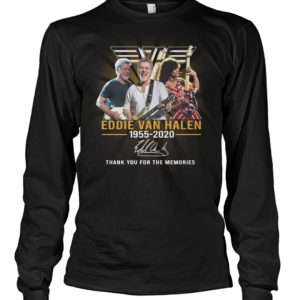 Eddie Van Halen 1955 2020,Thank You For The Memories Shirt.