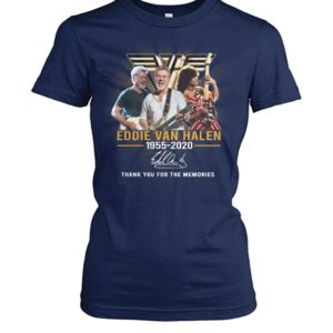 Eddie Van Halen 1955 2020,Thank You For The Memories Shirt.