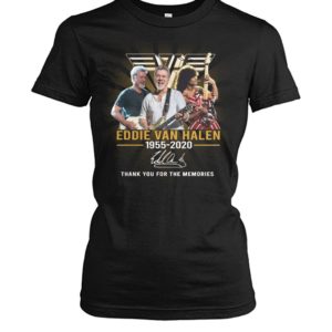 Eddie Van Halen 1955 2020,Thank You For The Memories Shirt.
