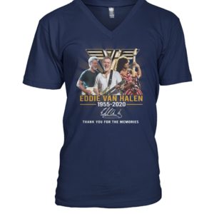 Eddie Van Halen 1955 2020,Thank You For The Memories Shirt.