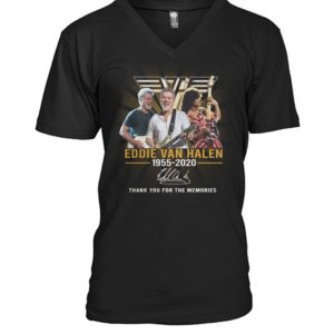 Eddie Van Halen 1955 2020,Thank You For The Memories Shirt.