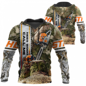 STIHL Chainsaw, Need Wood Call Me 3D All Over Print Shirt