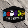 Peacock,Scarlet,White,Plum,Oreen,Mustard The Suspects Face Mask