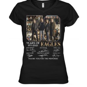 50 Years Of Eagles 1971 2021 Thank You For The Memories Shirt image 50 Years Of Eagles 1971 2021 Thank You For The Memories Shirt