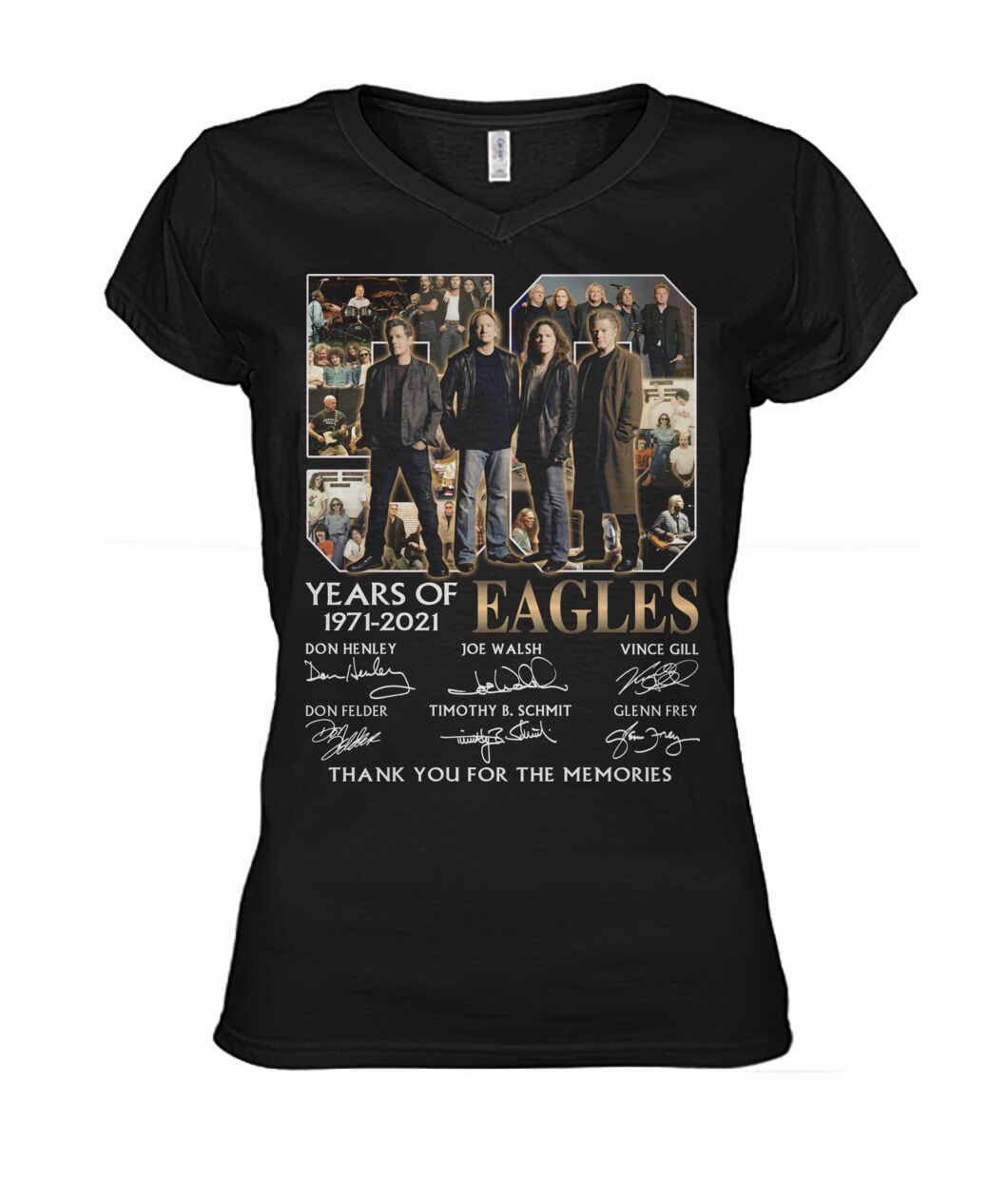 50 Years Of Eagles 1971 2021 Thank You For The Memories Shirt image 50 Years Of Eagles 1971 2021 Thank You For The Memories Shirt