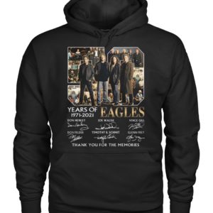 50 Years Of Eagles 1971 2021 Thank You For The Memories Shirt image 50 Years Of Eagles 1971 2021 Thank You For The Memories Shirt