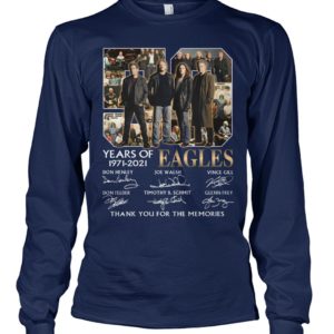50 Years Of Eagles 1971 2021 Thank You For The Memories Shirt image 50 Years Of Eagles 1971 2021 Thank You For The Memories Shirt