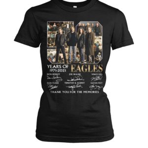 50 Years Of Eagles 1971 2021 Thank You For The Memories Shirt image 50 Years Of Eagles 1971 2021 Thank You For The Memories Shirt