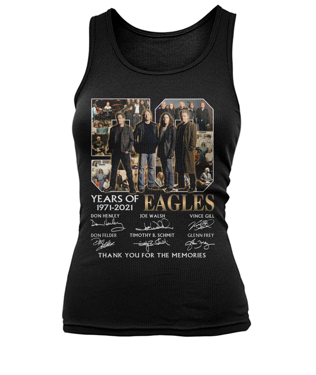 50 Years Of Eagles 1971 2021 Thank You For The Memories Shirt image 50 Years Of Eagles 1971 2021 Thank You For The Memories Shirt