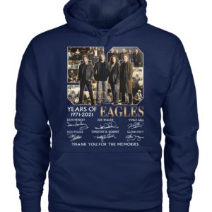 50 Years Of Eagles 1971 2021 Thank You For The Memories Shirt image 50 Years Of Eagles 1971 2021 Thank You For The Memories Shirt