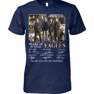 50 Years Of Eagles 1971 2021 Thank You For The Memories Shirt image 50 Years Of Eagles 1971 2021 Thank You For The Memories Shirt