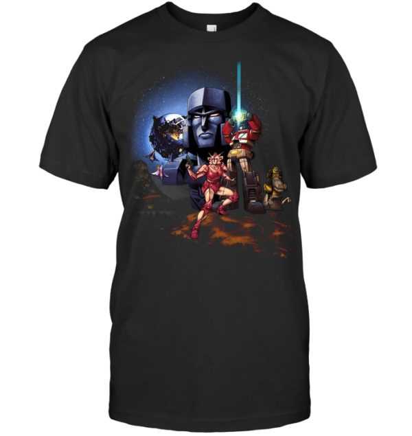 War Dawn Transformers And Star Wars Art Shirt