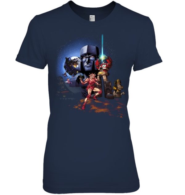 War Dawn Transformers And Star Wars Art Shirt