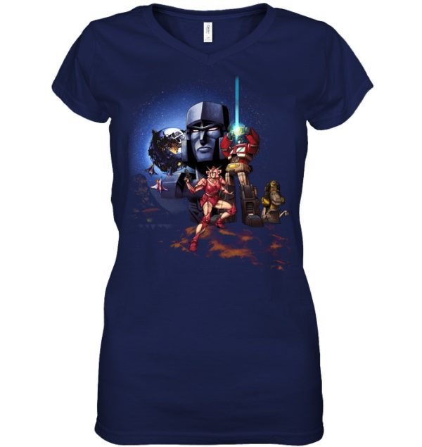 War Dawn Transformers And Star Wars Art Shirt