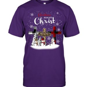 Christmas Begins With Christ Shirt.