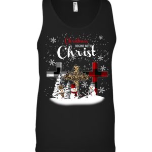 Christmas Begins With Christ Shirt.