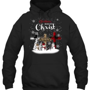 Christmas Begins With Christ Shirt.
