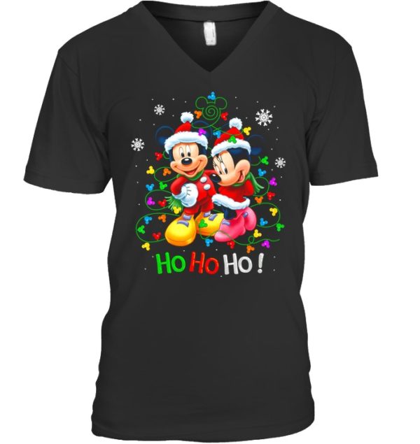 Mickey And Minnie Mouse Christmas,Ho Ho Ho! Shirt