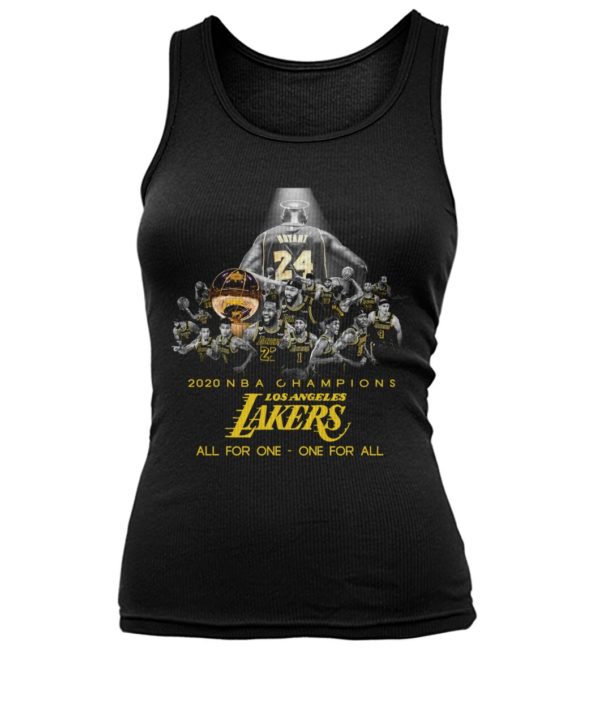2020 NBA Champions Los Angeles Lakers All For One One For All Shirt.
