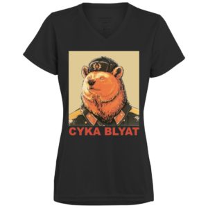 Cyka Blyat Russian Bear Ladies Shirt
