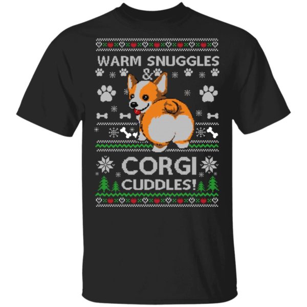 Warm Snugg Corgi Cuddles Shirt