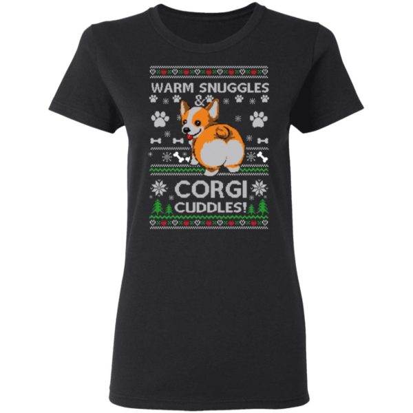 Warm Snugg Corgi Cuddles Shirt