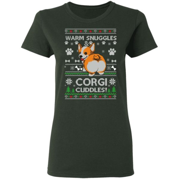 Warm Snugg Corgi Cuddles Shirt