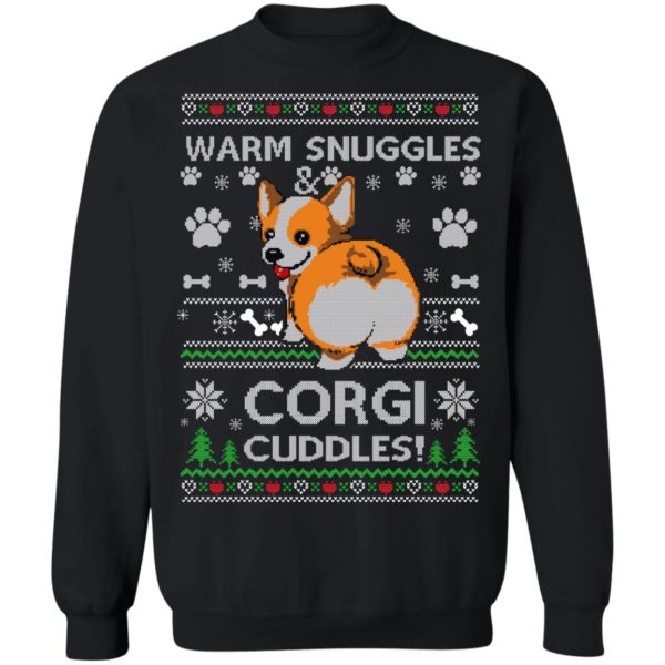 Warm Snugg Corgi Cuddles Shirt