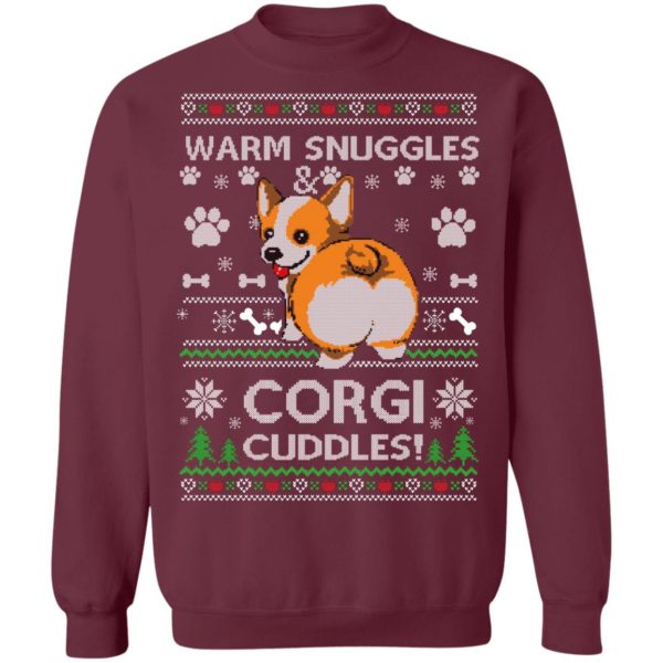 Warm Snugg Corgi Cuddles Shirt