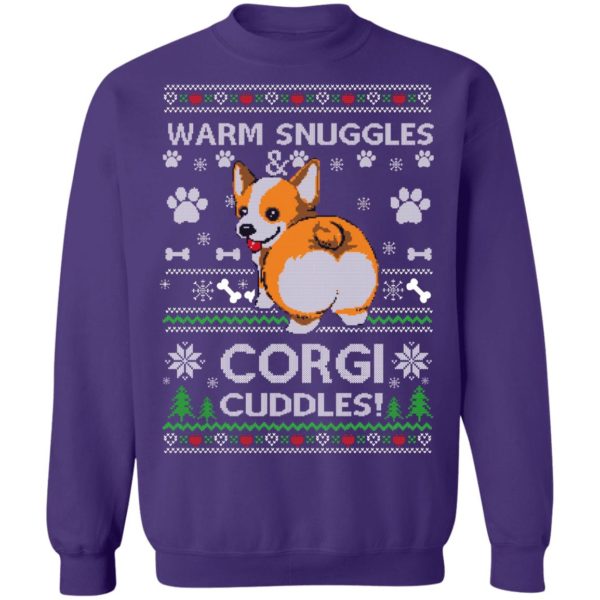 Warm Snugg Corgi Cuddles Shirt