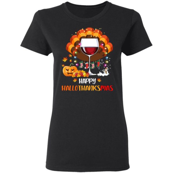 Halloween vs Thanksgiving | Happy Hallo Thanksmas Shirt