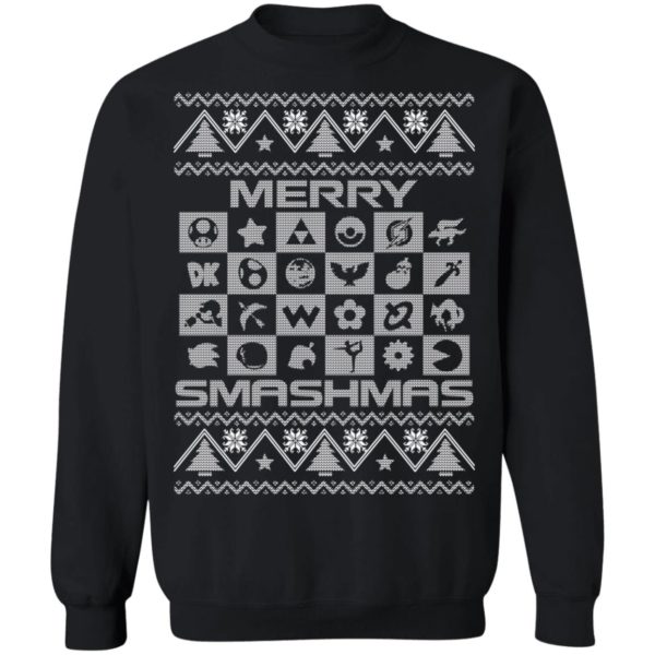 Super Smash Bros Logo Ugly Christmas Shirt