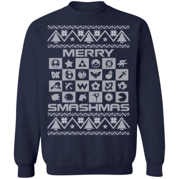 Super Smash Bros Logo Ugly Christmas Shirt