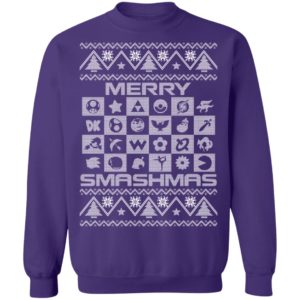 Super Smash Bros Logo Ugly Christmas Shirt