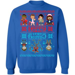 Stranger Things Crappy Xmas Ugly Christmas Shirt