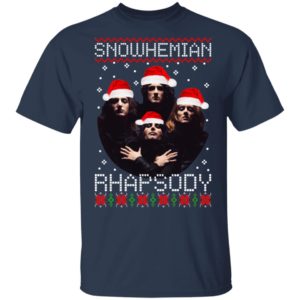 Snowhemian Rhapsody Queen Christmas Parody Shirt