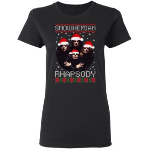 Snowhemian Rhapsody Queen Christmas Parody Shirt