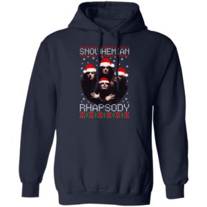 Snowhemian Rhapsody Queen Christmas Parody Shirt