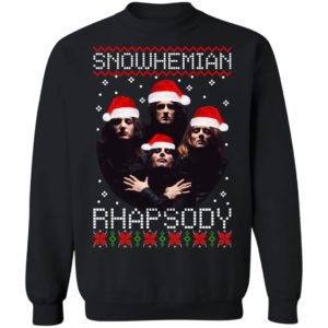Snowhemian Rhapsody Queen Christmas Parody Shirt