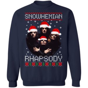 Snowhemian Rhapsody Queen Christmas Parody Shirt